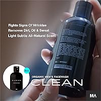 Minamul Men's Face Wash - Exfoliating Organic Foaming Scrub 2oz — image 7