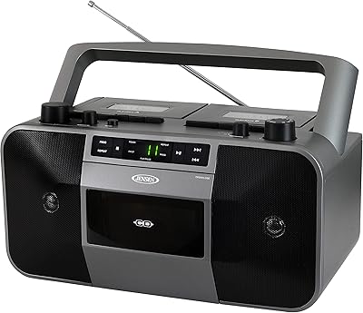 Jensen MCR-1500 Portable Stereo CD Player and Dual-Deck Cassette Player/Recorder