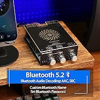 DAMGOO 440W Audio Amplifier Board with Bluetooth 5.2 and Treble/Bass Control — image 5