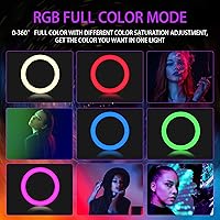 OVEHEL HQ-18 18-inch RGB Ring Light Kit — image 4