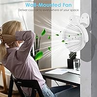 OGZ Portable Fan 7-inch with Remote and Timer — image 4