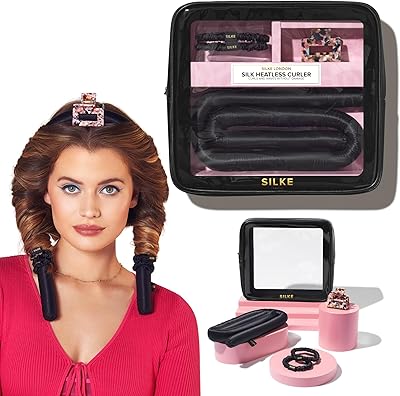 SILKE Heatless Hair Curlers – Black