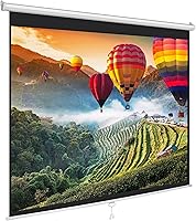 Pyle PRJSM9406 84-inch Manual Pull-Down Projector Screen — image 1