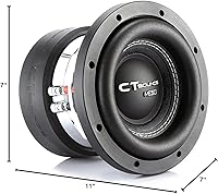 CT Sounds Meso-6.5-D4 6.5 Inch Dual 4 Ohm Car Subwoofer — image 7