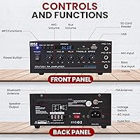 Pyle PCM20A Compact 40-Watt Mini Power Amplifier with Bluetooth — image 2