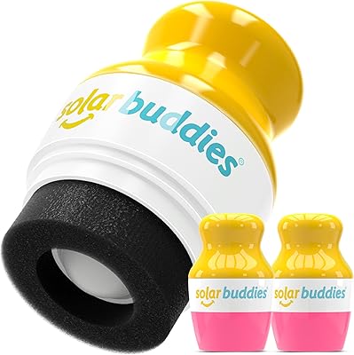 Solar Buddies Sunscreen Applicator - Pink, 3.4oz (Pack of 2)