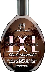 Brown Sugar Double Dark Black Chocolate 400X Plateau-Busting Lotion 13.5oz
