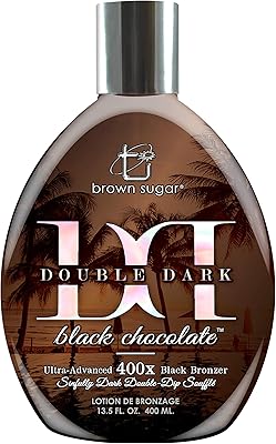 Brown Sugar Double Dark Black Chocolate 400X Plateau-Busting Lotion 13.5oz