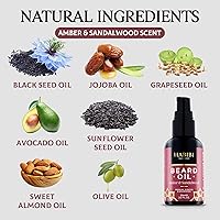 H HABIBI Amber & Sandalwood Beard Oil 2oz — image 4
