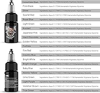 Hawink Tattoo Ink Color Set 21 Colors 0.5 Fl Oz — image 3