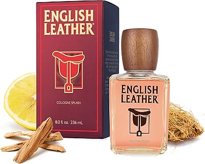 Dana English Leather Cologne for Men 8 Oz