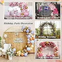 JEBUTU 6.5FT Gold Balloon Arch Stand — image 9