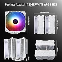 Thermalright Peerless Assassin 120 SE ARGB White CPU Air Cooler — image 5