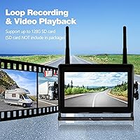 WOOCARTY 3-Camera Wireless RV Backup System — image 6