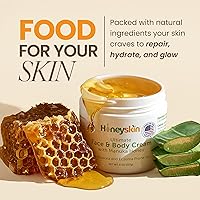 Honeyskin Hydrating Face Moisturizer with Manuka Honey 8oz — image 2