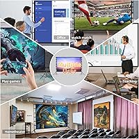 Lejiada 150" Portable Projector Screen with Stand — image 3