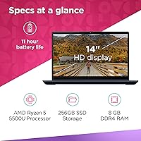 Lenovo IdeaPad 3 14 Laptop, AMD Ryzen 5 5500U, 8GB RAM, 256GB SSD — image 6