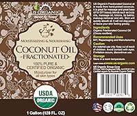 US Organic Fractionated Coconut Oil 128 oz — image 2