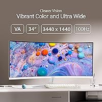 ASUS VU34WCIP-W 34” Ultra-Wide Curved Monitor — image 3