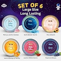 EvolutionUSA Space Bath Bombs for Kids - 6 Pack with Hidden Toy — image 3