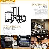 RIVECO 12U Server Rack Open Frame with Casters — image 6