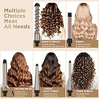 PARWIN PRO BEAUTY 5-in-1 Curling Iron Set with 9″ Spiral Wand — image 3