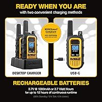 DEWALT DXFRS300 Walkie Talkies — image 9