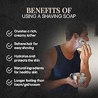 Naked Armor Natural Shave Soap Puck (3-Pack) — image 3