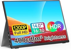 WGK W140F1 14″ FHD Portable Monitor