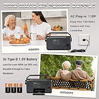 PRUNUS NOAA Weather AM FM Portable Radio J15WB — image 4