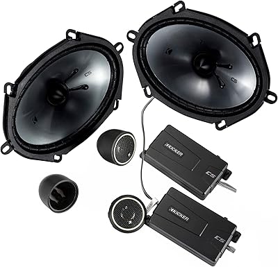 KICKER 46CSS684 CS-Series 6x8-Inch Component System with Tweeters