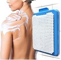 ShowerTree Wall-Mounted Back & Body Shower Scrubber (Blue) — image 1