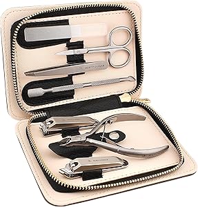 Beauty Power 7-in-1 Manicure Pedicure Set, Matte Gray Review