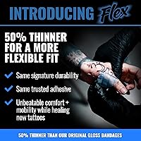 Saniderm Flex Tattoo Aftercare Bandage 10.2 in x 2 yd — image 2