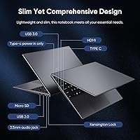 Coolby RiaBook 15.6-inch Laptop, Intel N95, 12GB RAM, 256GB SSD — image 4