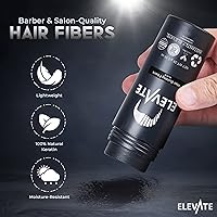 Elevate Hair Fibers for Thinning Hair 40g - Black — image 2