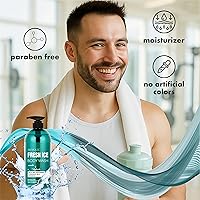 AnatoliaDaphne Fresh Ice Peppermint Body Wash for Men 20.2oz — image 3