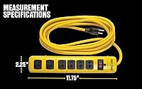 Yellow Jacket 5138N Metal Surge Protector Strip with 6 Outlets and 15-Foot Cord — image 5