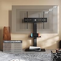 FITUEYES Floor TV Stand with Swivel Mount for 50-85 Inch TVs — image 5