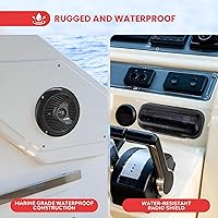 Pyle PLCDBT75MRB Bluetooth Car Stereo with Waterproof Marine Speakers — image 4