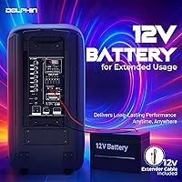 Dolphin SP-210RBT Karaoke Party Speaker — image 6