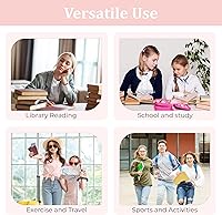 Caoroky Knight Women Backpack for Girls, Pink, Large — image 6