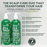KESMEDIK Tea Tree Oil Shampoo and Conditioner MaxTherapy Set, 16 fl oz Each — image 2