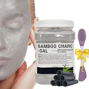Ouhans Bamboo Charcoal Jelly Mask Powder 23 FL OZ Review