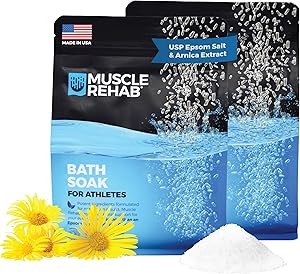 Muscle Rehab Epsom Salt Muscle Recovery Soak with Arnica, Turmeric & Essential Oils 2 Bags 29oz Each Review