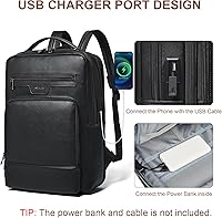 Shrrie Leather Laptop Backpack for Women and Men, 28L — image 5