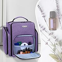 BAFASO Essential Oil Storage Case, Purple, Holds 72 Bottles (15ml-30ml) — image 4
