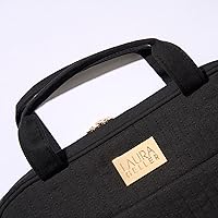 Laura Geller Quilted Folding Travel Makeup Bag - Black — image 8