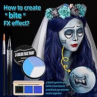 BOBISUKA Halloween Sally & Corpse Bride Makeup Kit — image 5