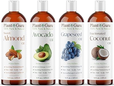 Plant Guru Carrier Oil Variety Set 16 oz